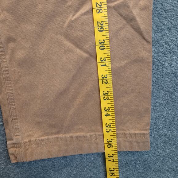 Duluth Trading Flex Fire Hose Work Pants Men 38x28 Canvas Stretch Brown - Picture 4 of 9